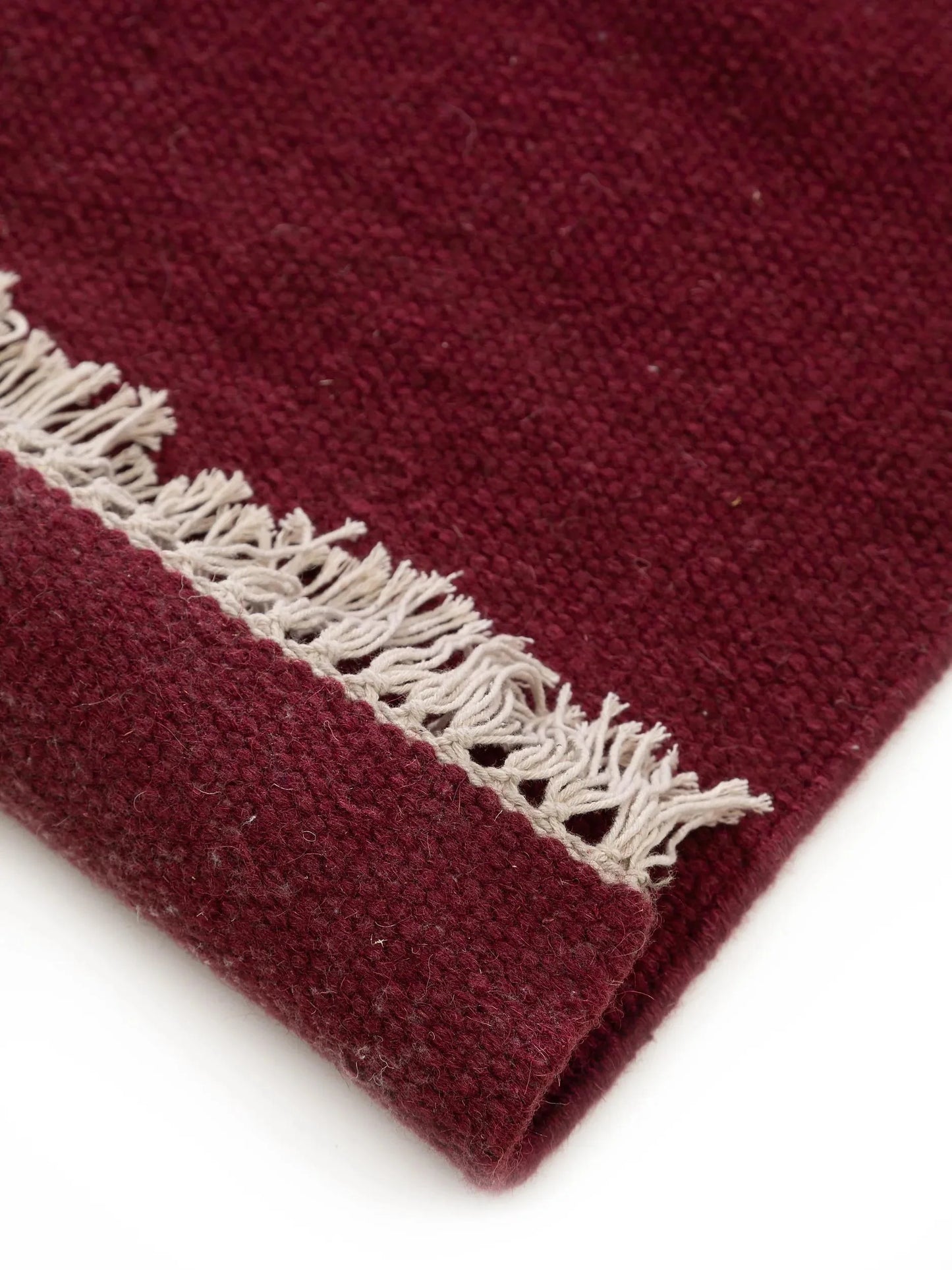 Covor de lână Liv Dark Red