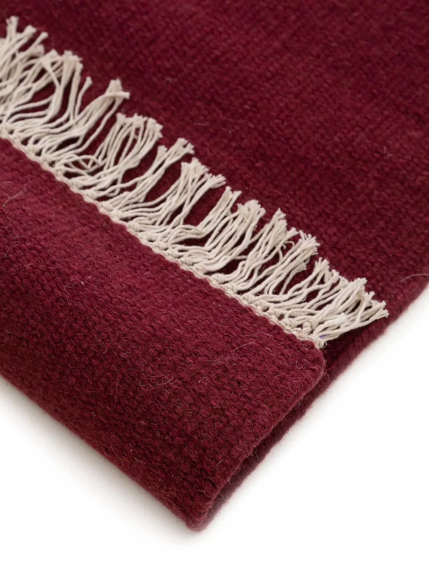 Covor de lână Liv Dark Red