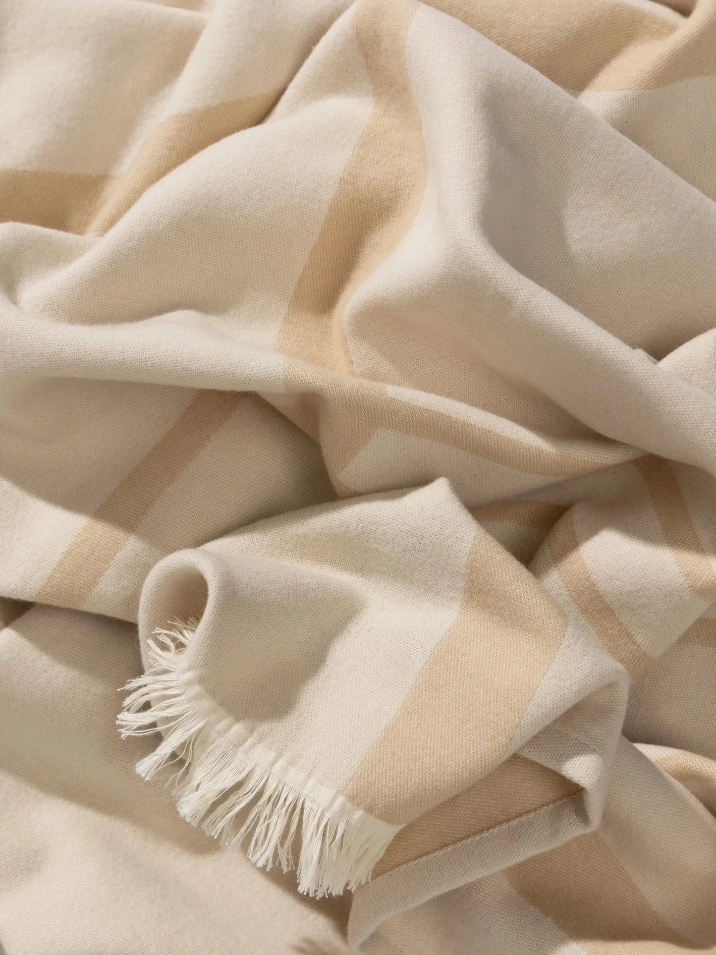 Cotton Pătură Luan Cream/Beige