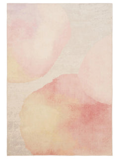 Covor lavabil Luna Beige/Pink