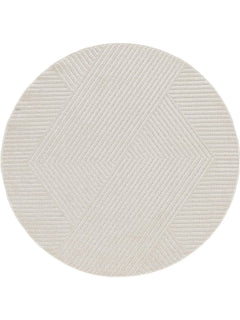 Covor rotund interior/exterior Mars Cream