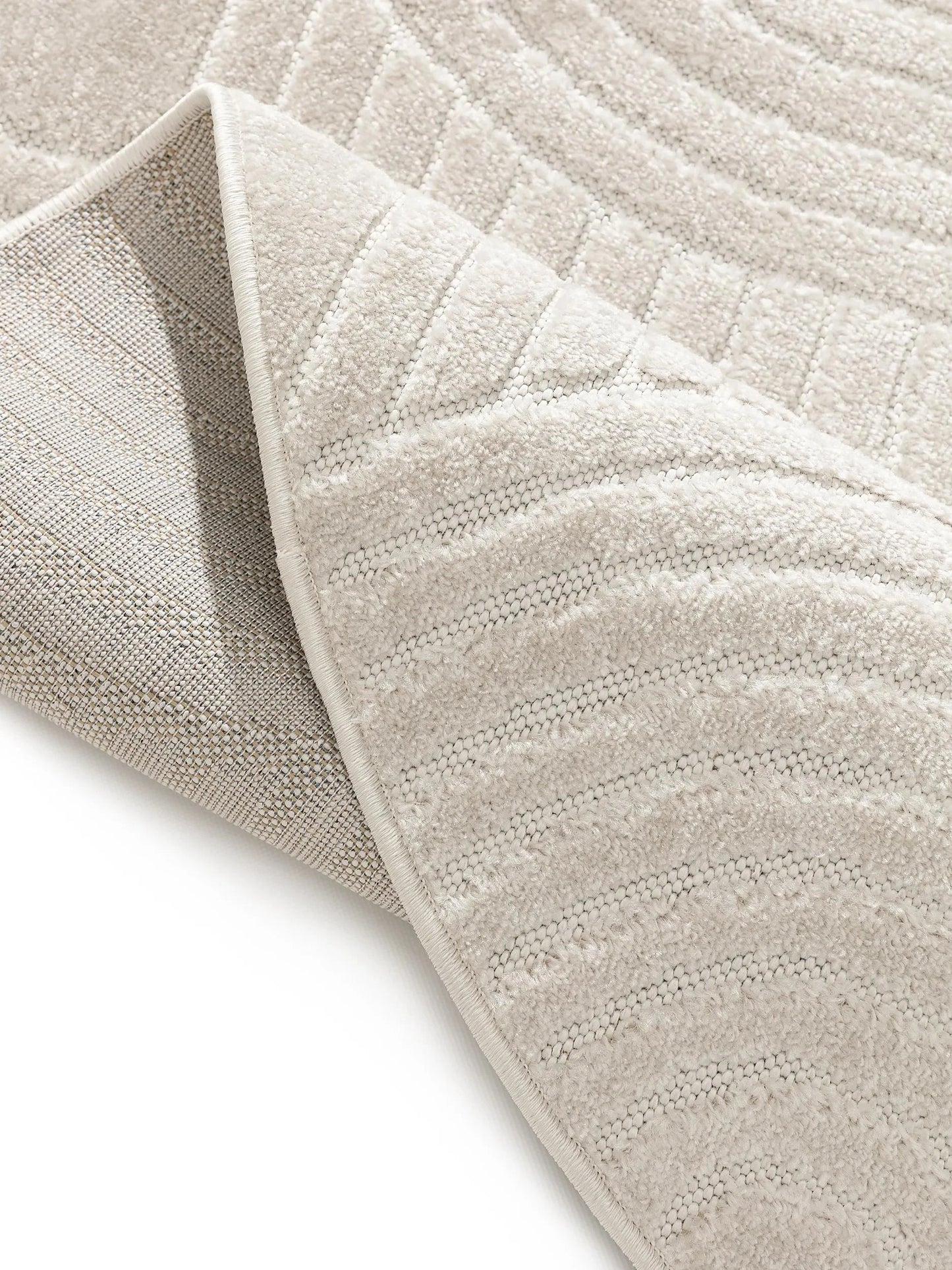 Covor rotund interior/exterior Mars Cream