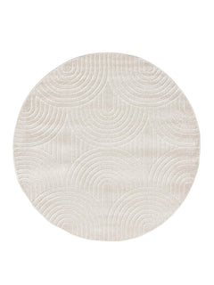 Covor rotund interior/exterior Mars Cream