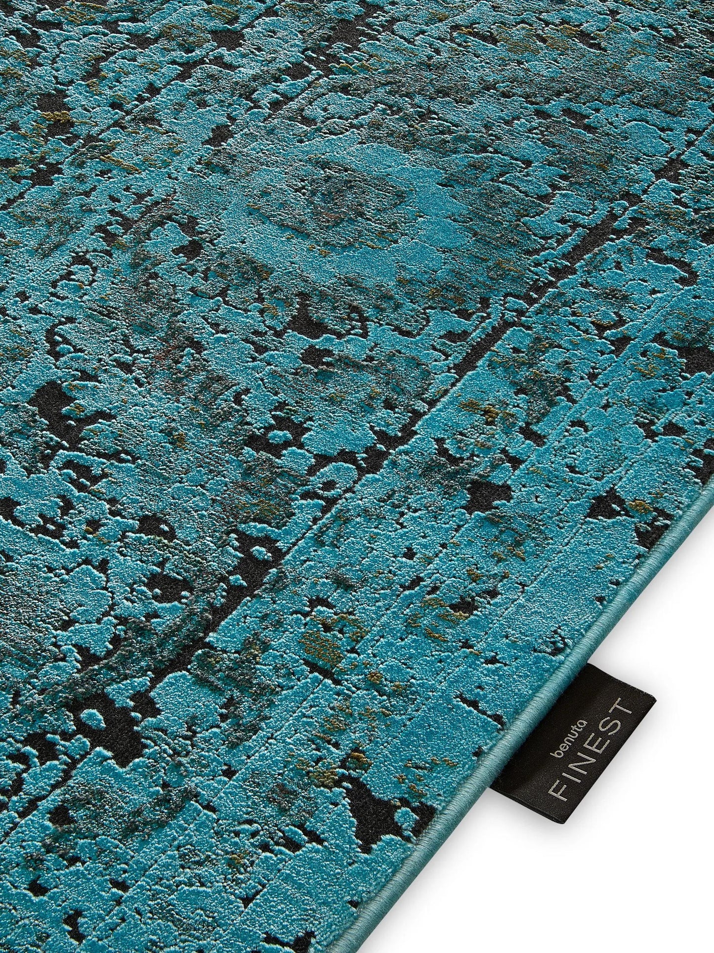 Covor din vâscoză Medea Turquoise
