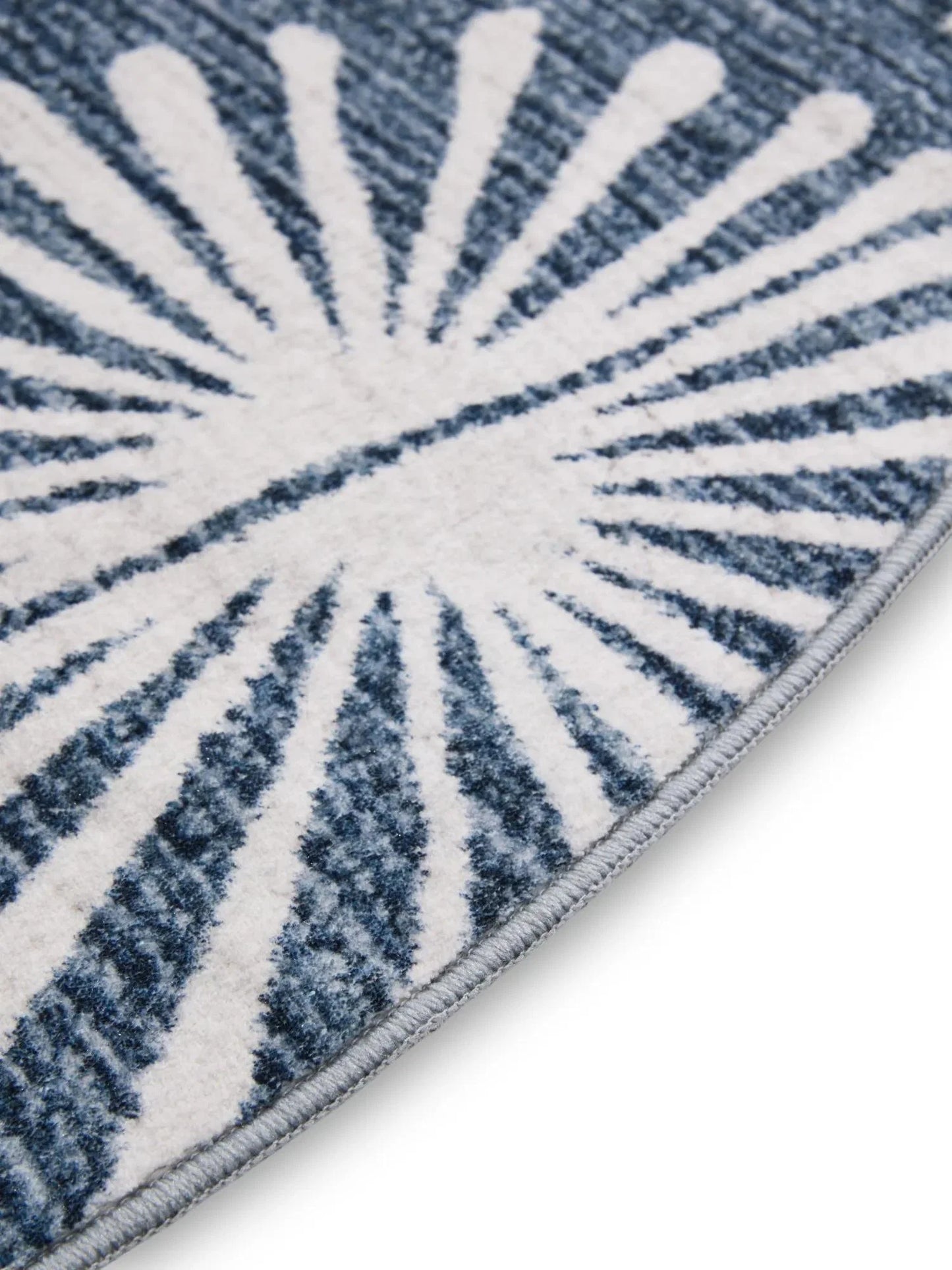 Covor lavabil Milly Charcoal/Blue