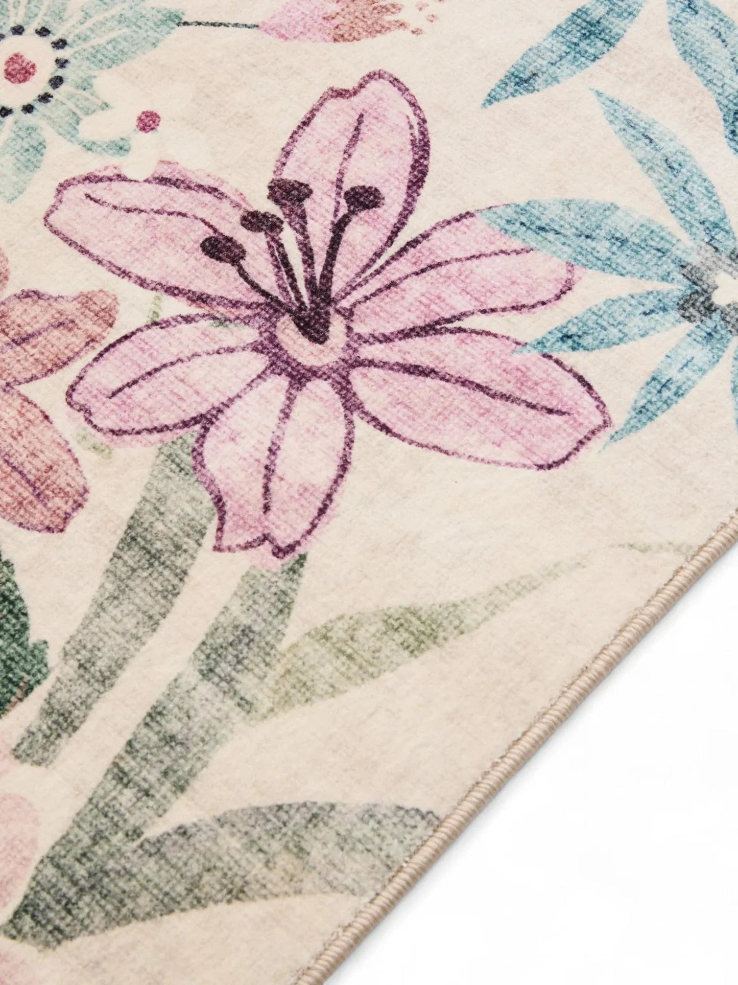 Covor lavabil Milly Multicolour/White