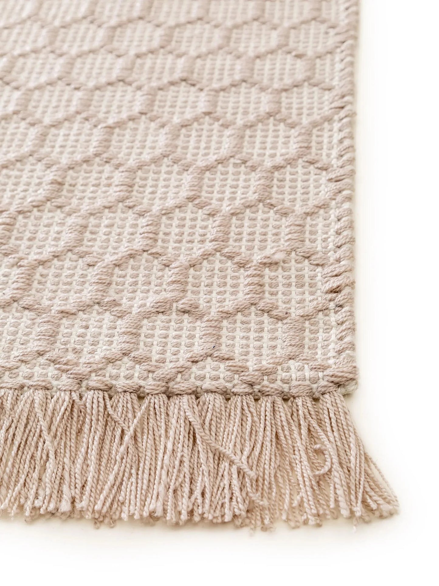 Covor din materiale reciclate Mimpi Taupe