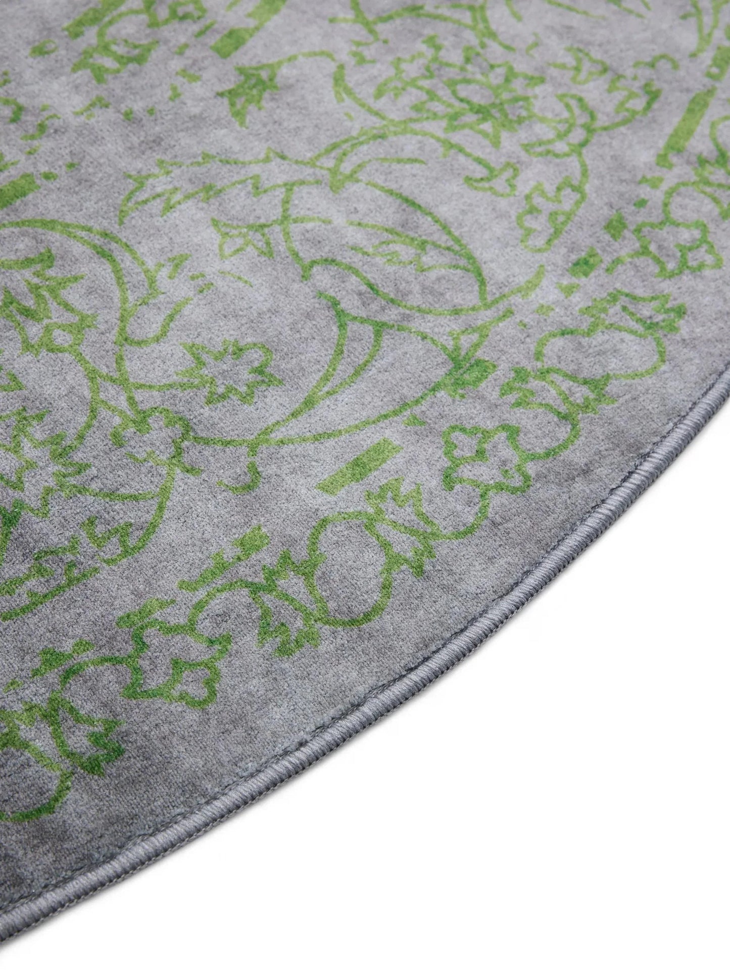 Covor lavabil Miray Grey/Green