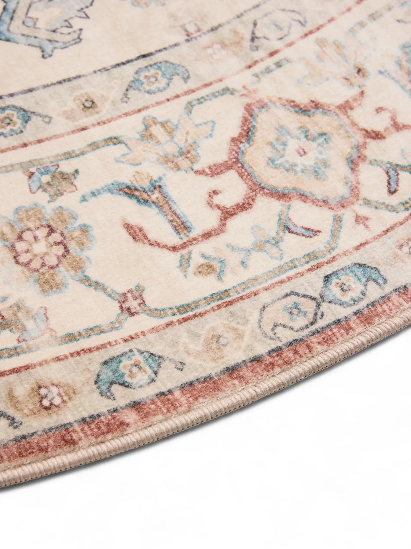 Covor lavabil Miray Multicolour/Red