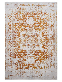 Covor lavabil Miray Grey/Orange