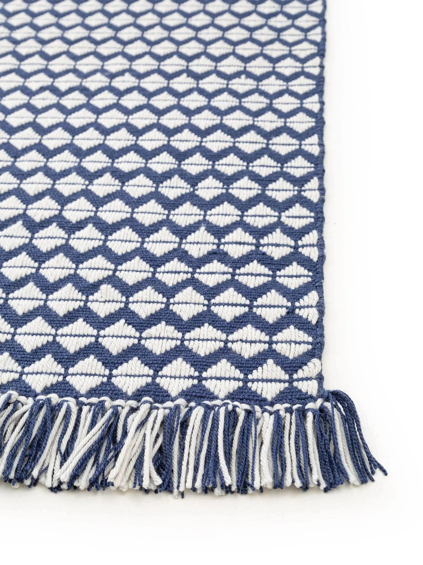 Covor Made From Recycled Material Morty Dark Blue