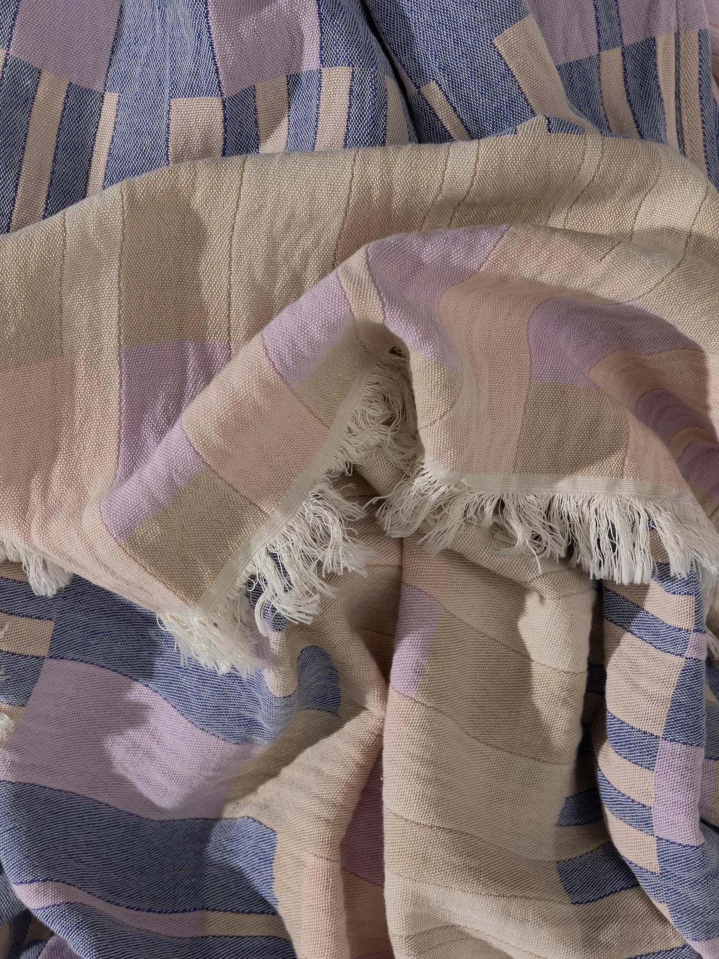 Cotton Pătură Nico Multicolour/Purple