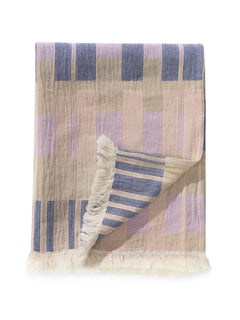 Cotton Pătură Nico Multicolour/Purple