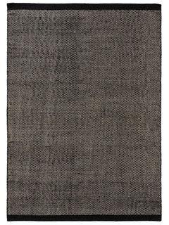 Covor de lână Rocco Black/White