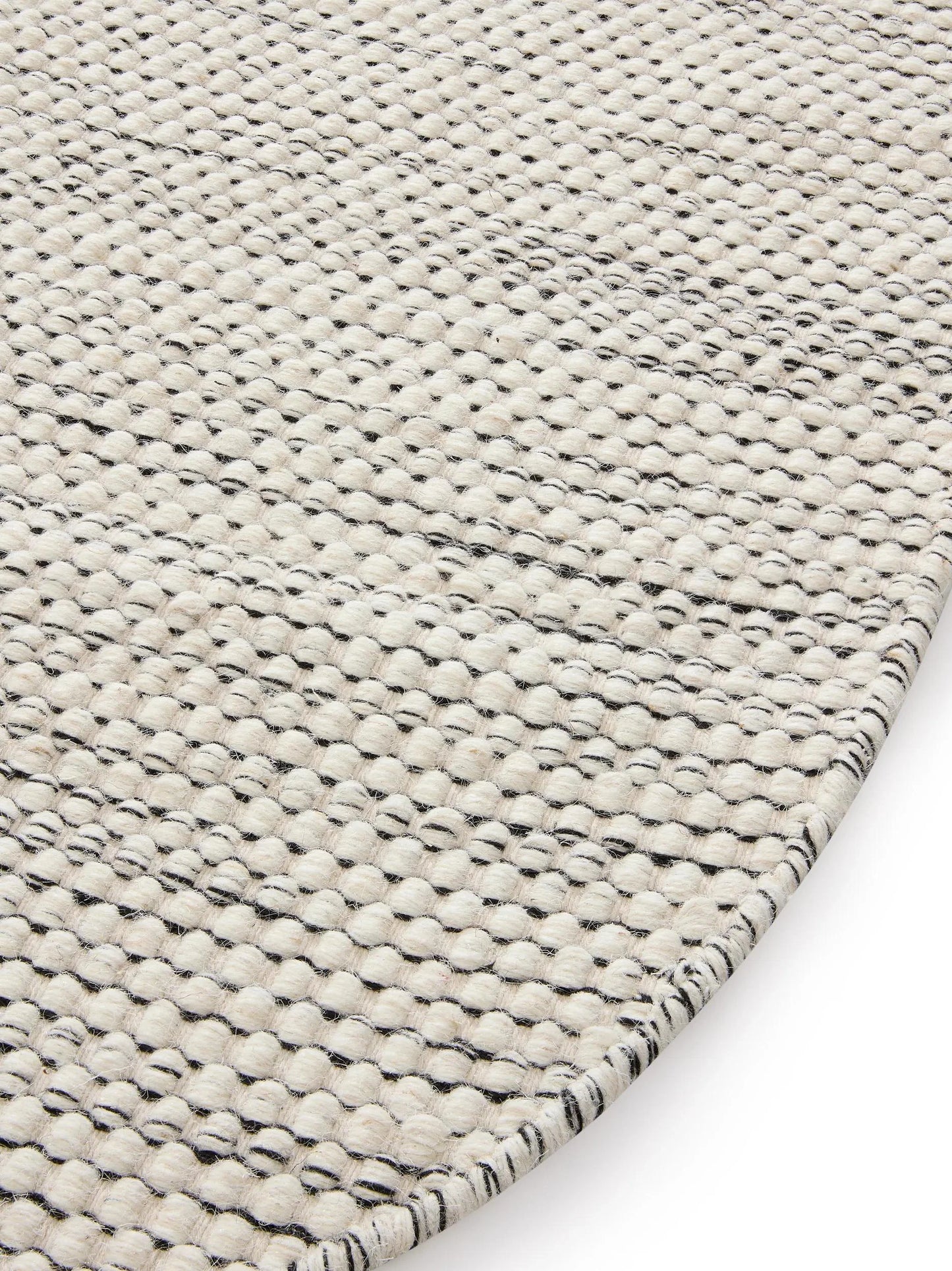 Traversă din lână Rocco Beige/Black