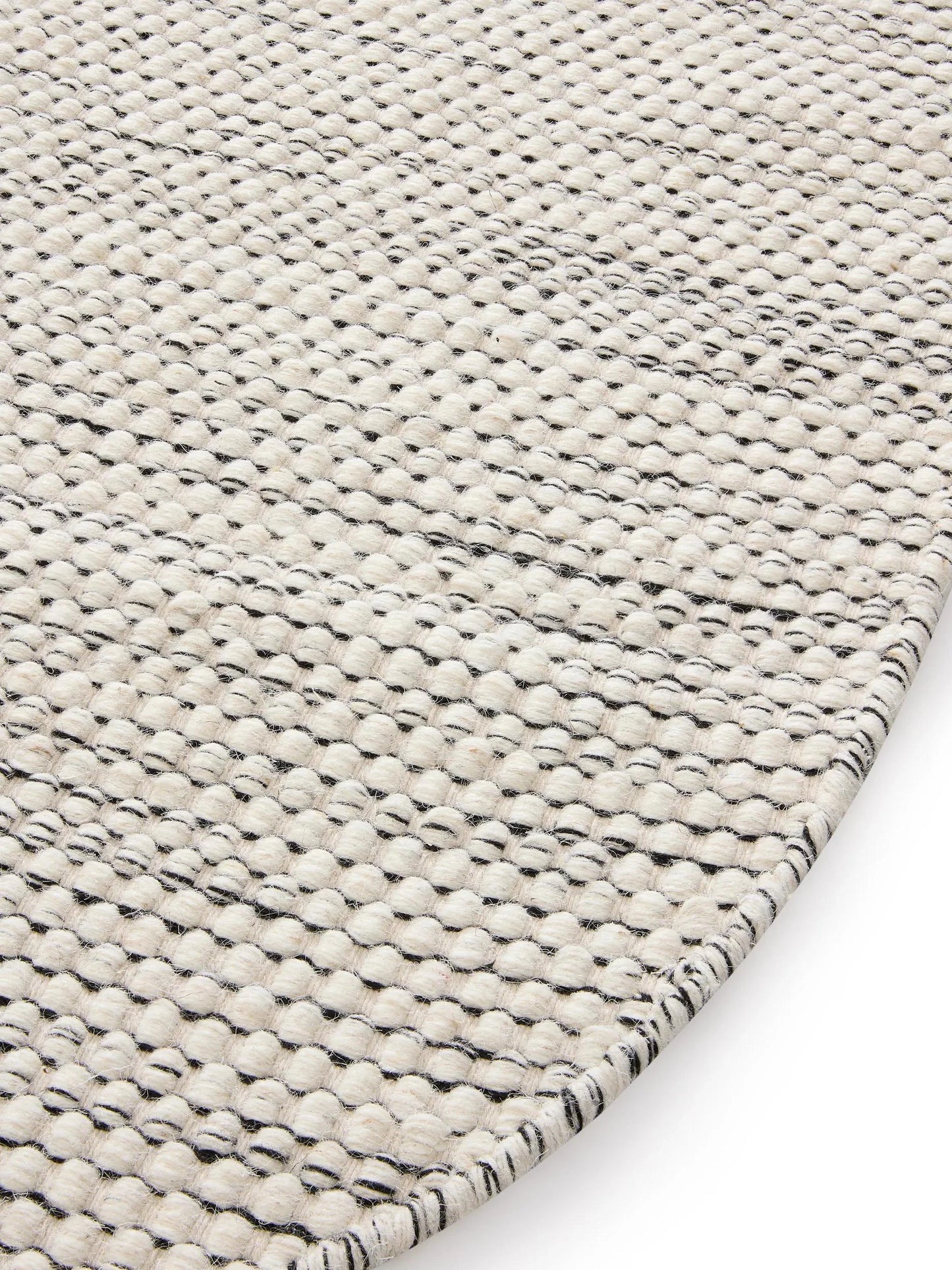 Covor de lână Rocco Beige/Black