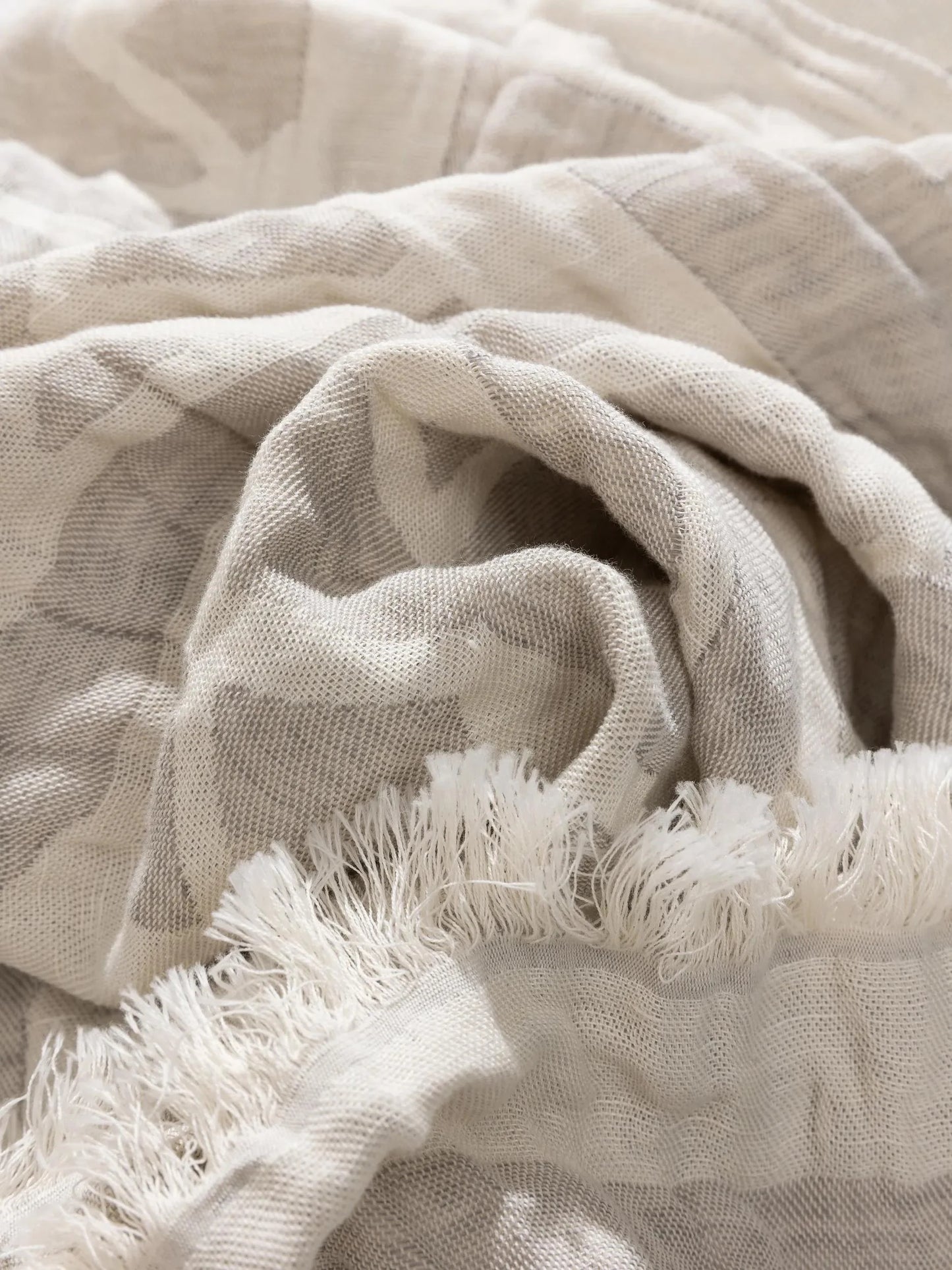 Linenmix Pătură Sabine Cream/Beige