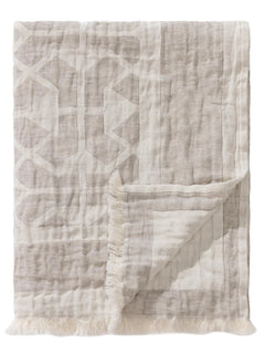 Linenmix Pătură Sabine Cream/Beige