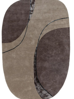 Covor de lână Shape Taupe