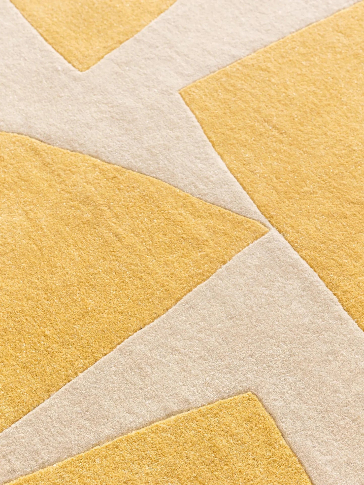 Covor Made From Recycled Material Smilla Yellow