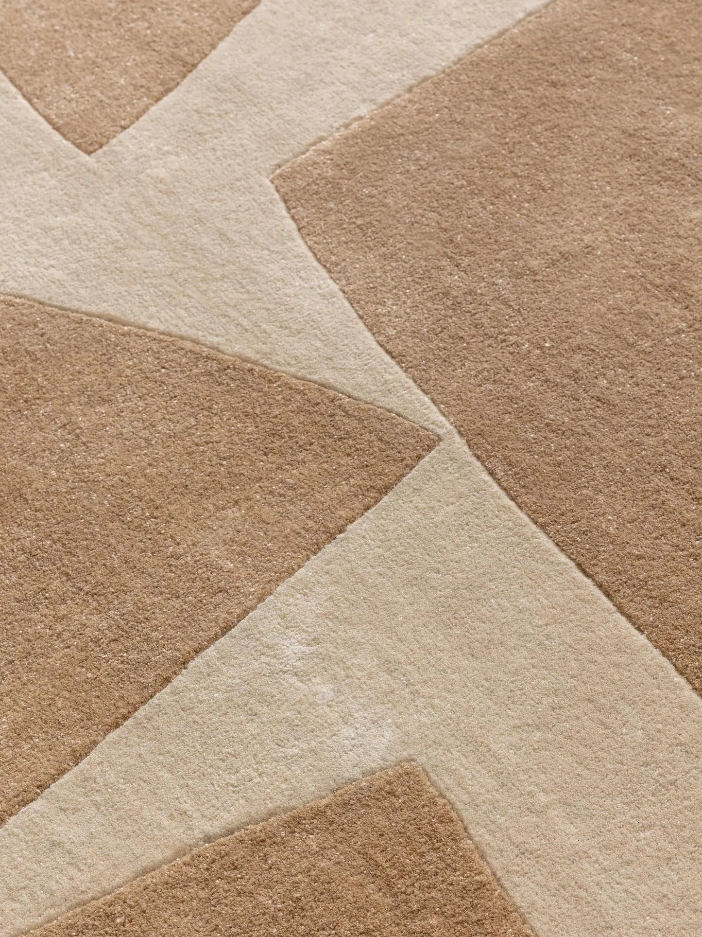 Covor Made From Recycled Material Smilla Beige