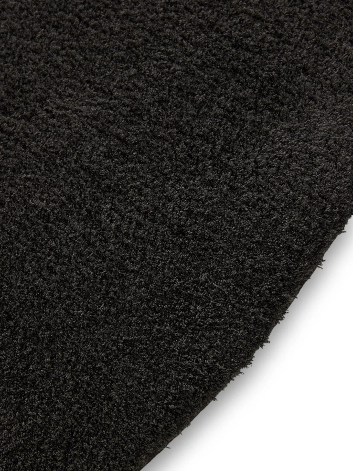 Shaggy Covor rotund Soda Black