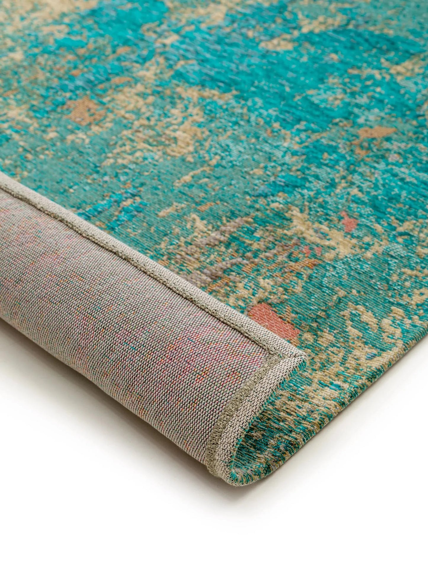 Covor țesătură plată Stay Turquoise