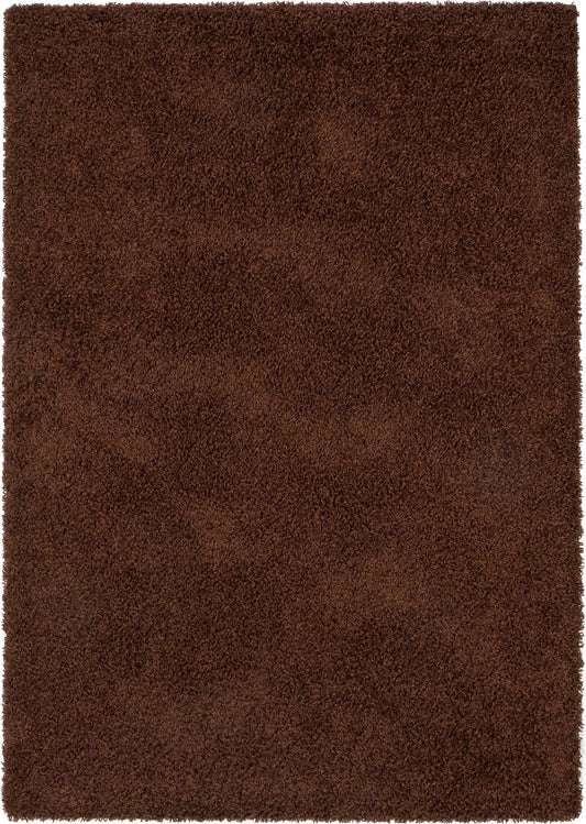 Covor Shaggy Swirls Brown