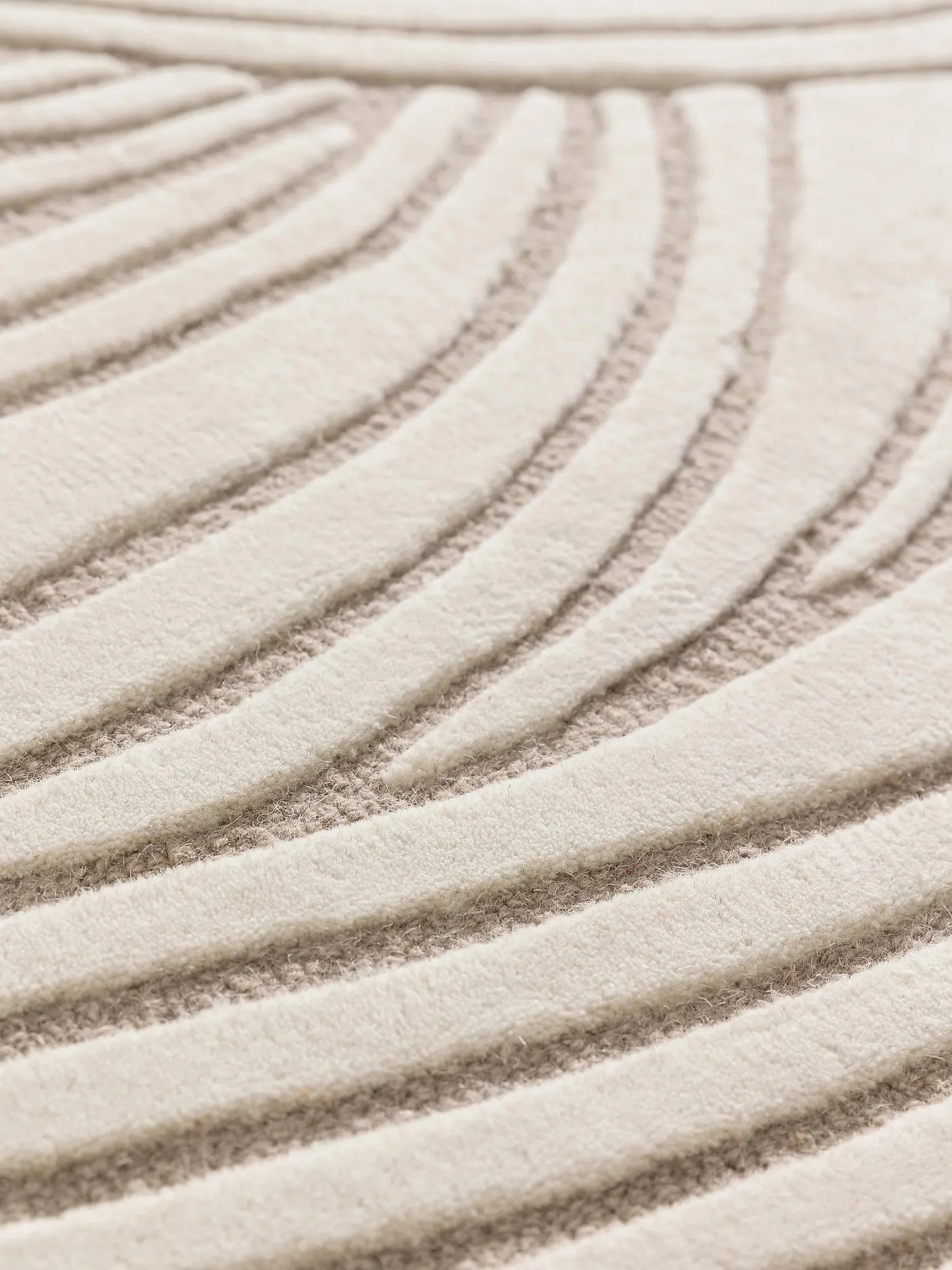 Covor de lână Tess Cream/Taupe