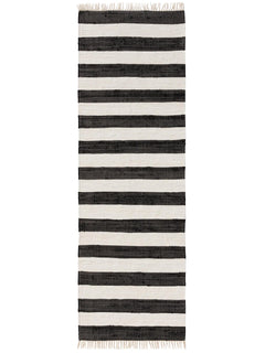 Covor Made From Recycled Material Tom Black/White