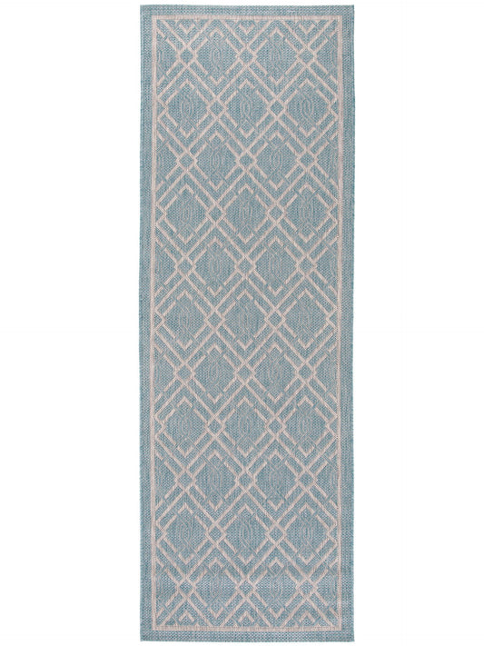 Covoraș îngust/preș - interior/exterior Cleo Turquoise