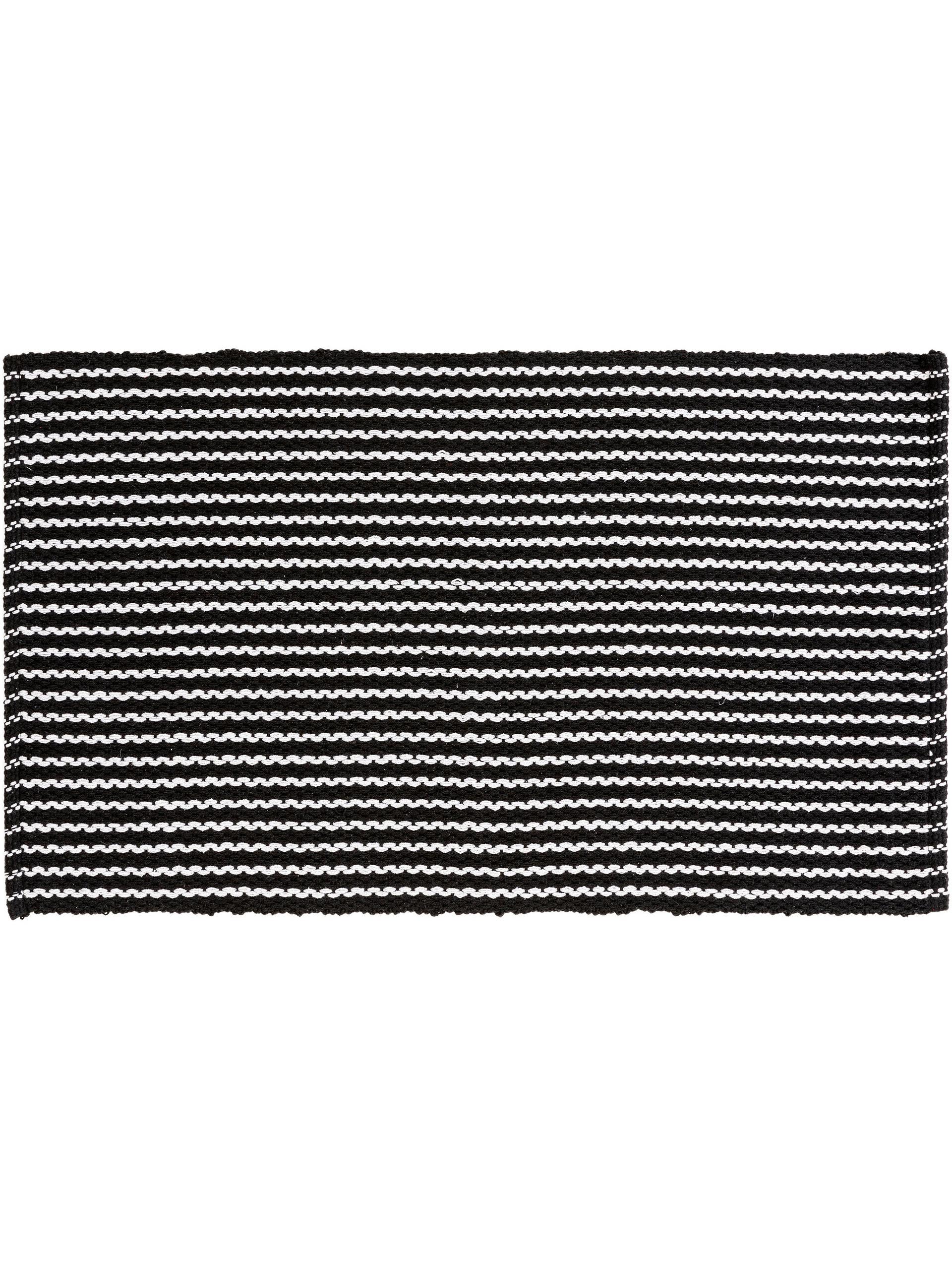Covor de baie Bono Black/White 