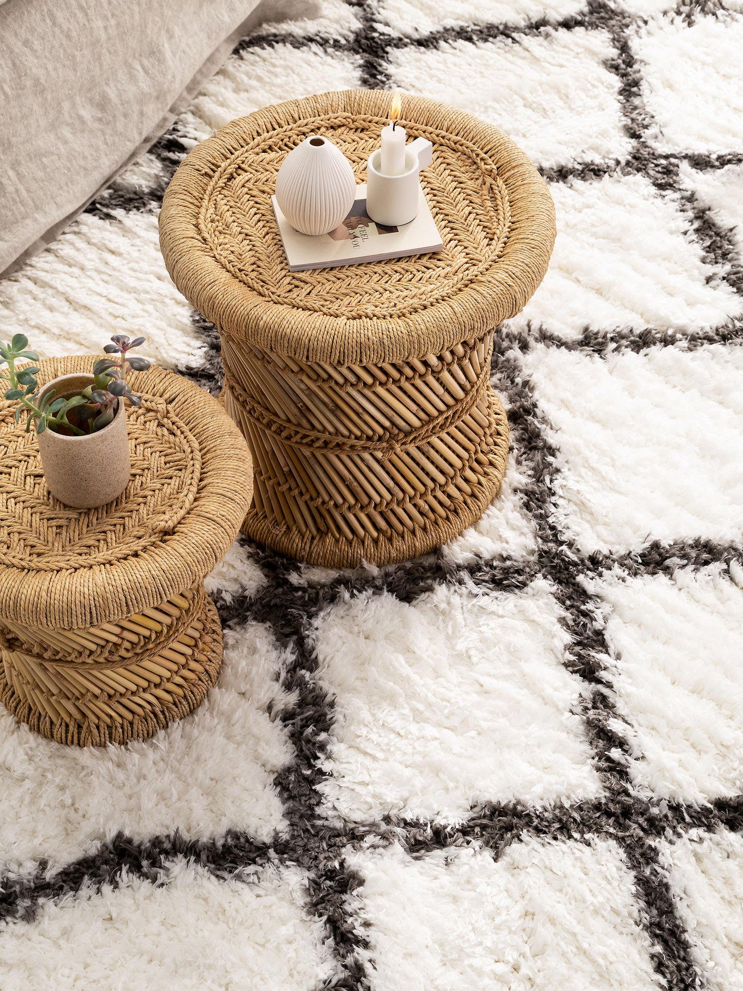 Covor Shaggy Ebba Beige 