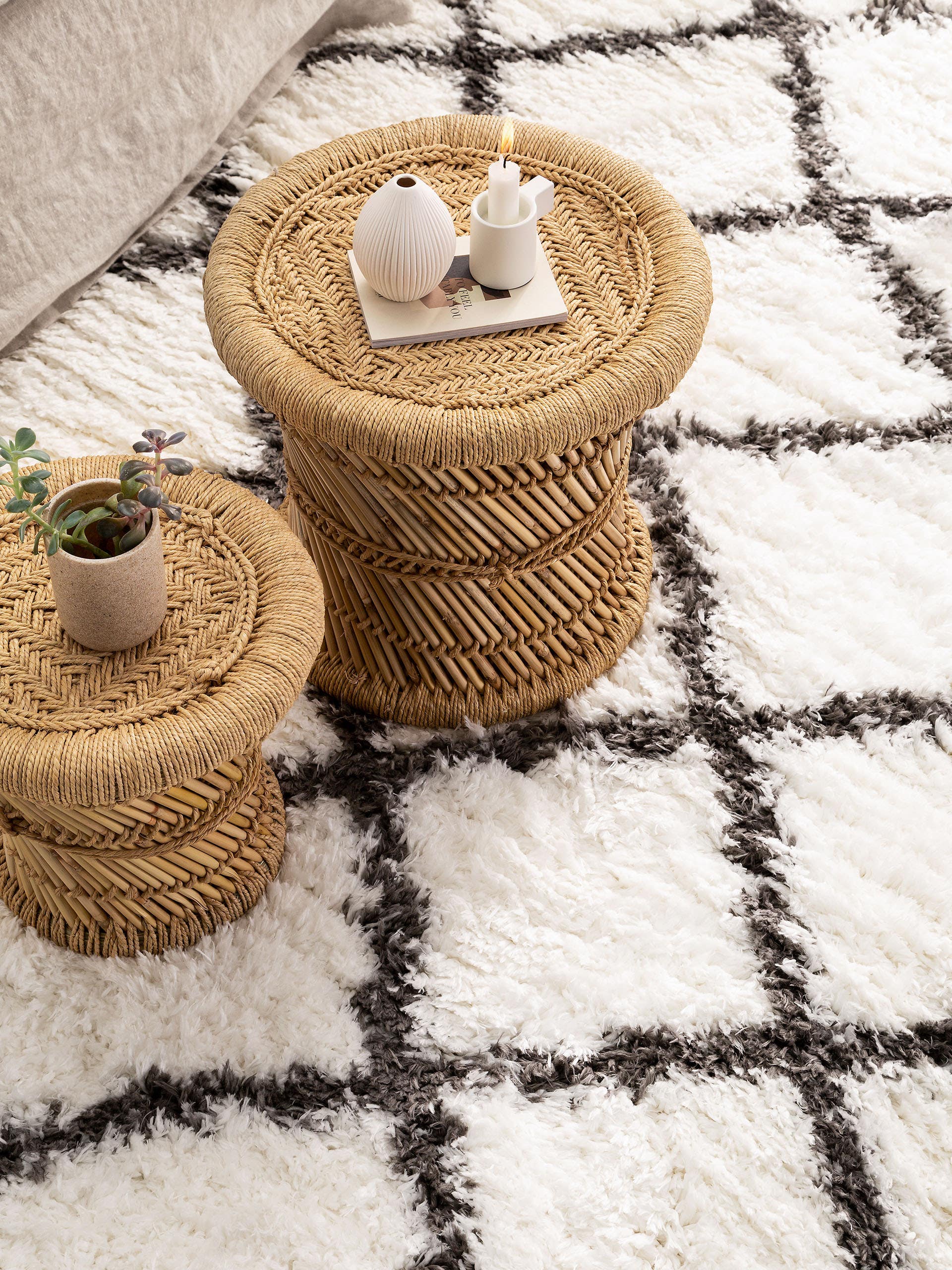 Covor Shaggy Ebba Beige 