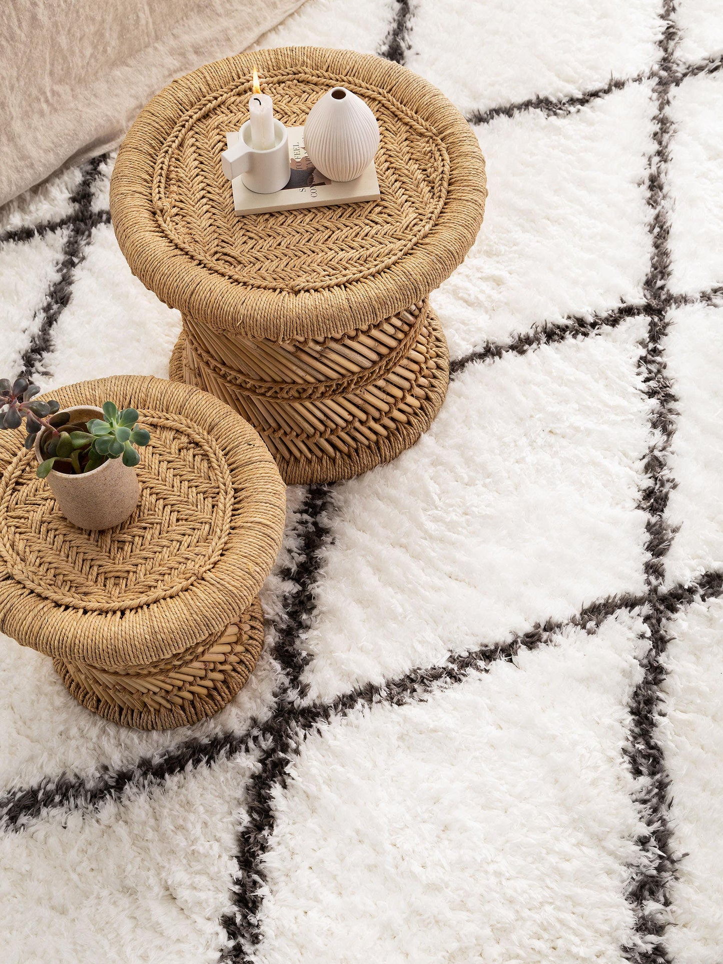 Covor Shaggy Ebba Beige 