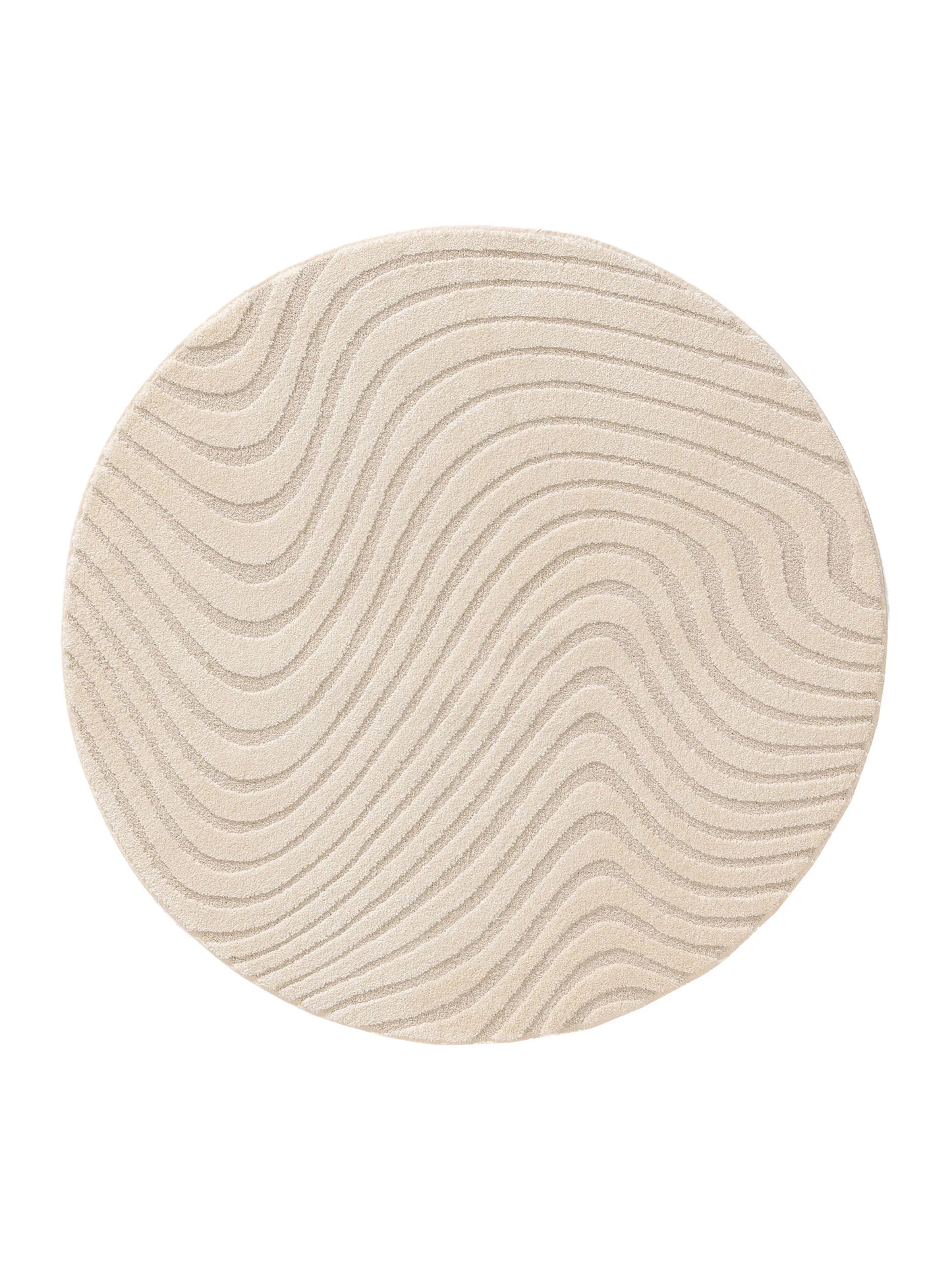 Covor rotund Eve Cream 