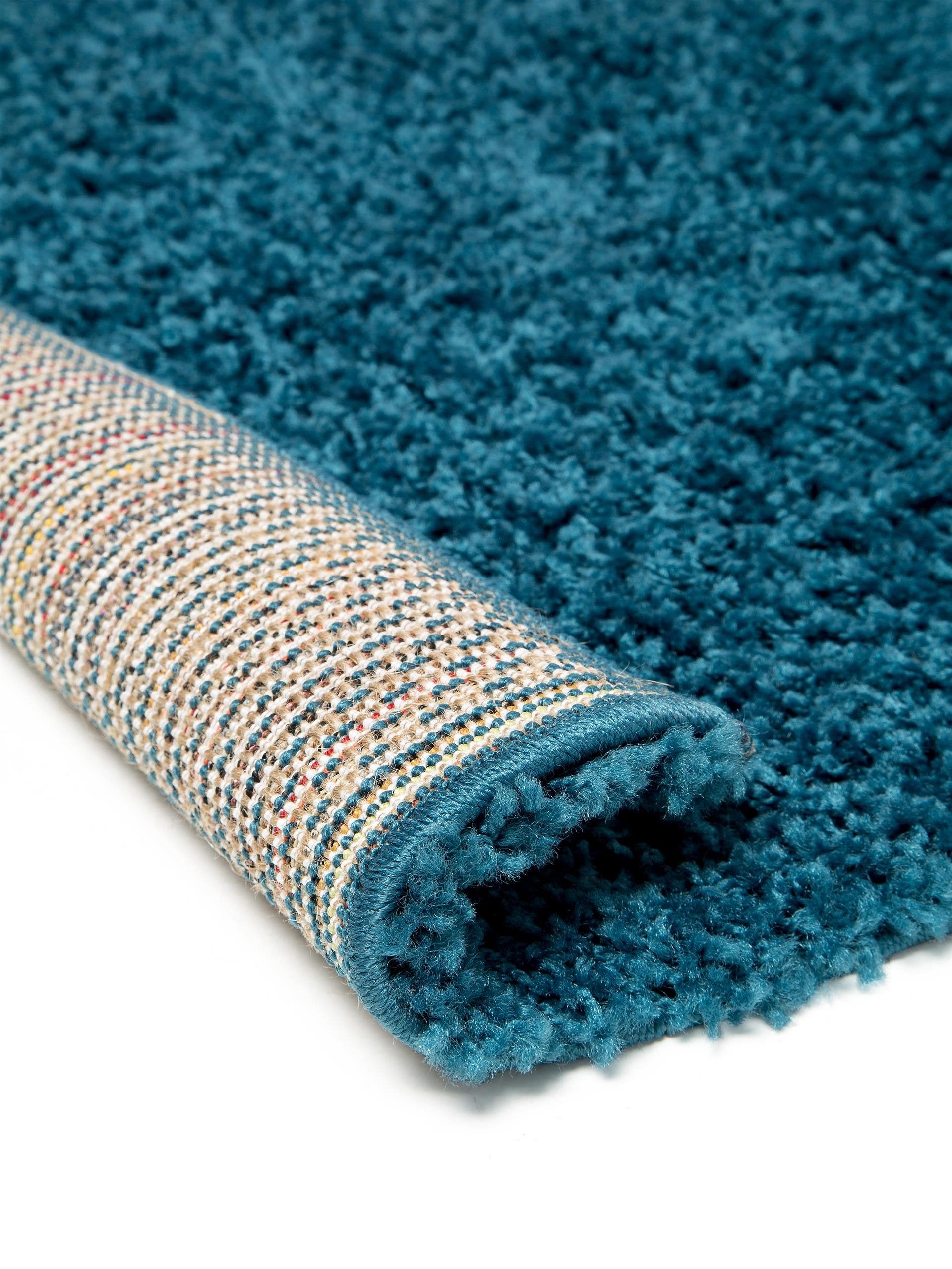 Covor Shaggy Swirls Blue 