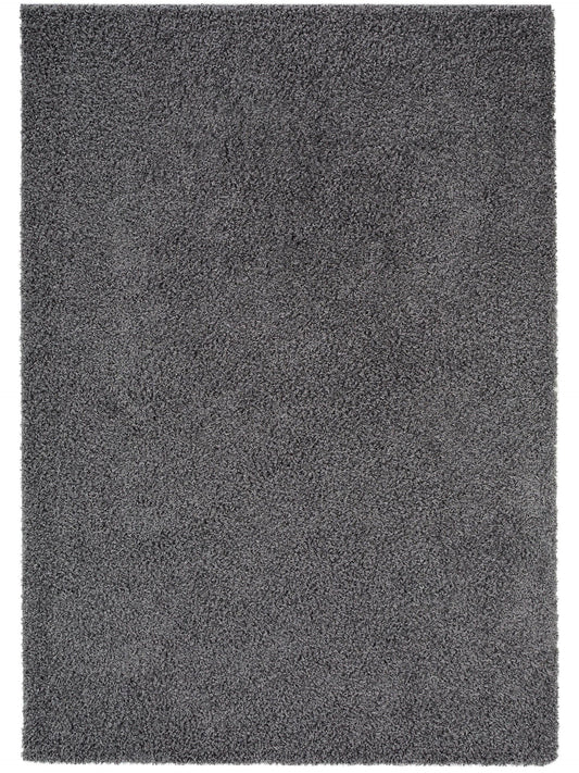 Covor Shaggy Swirls Dark Grey 