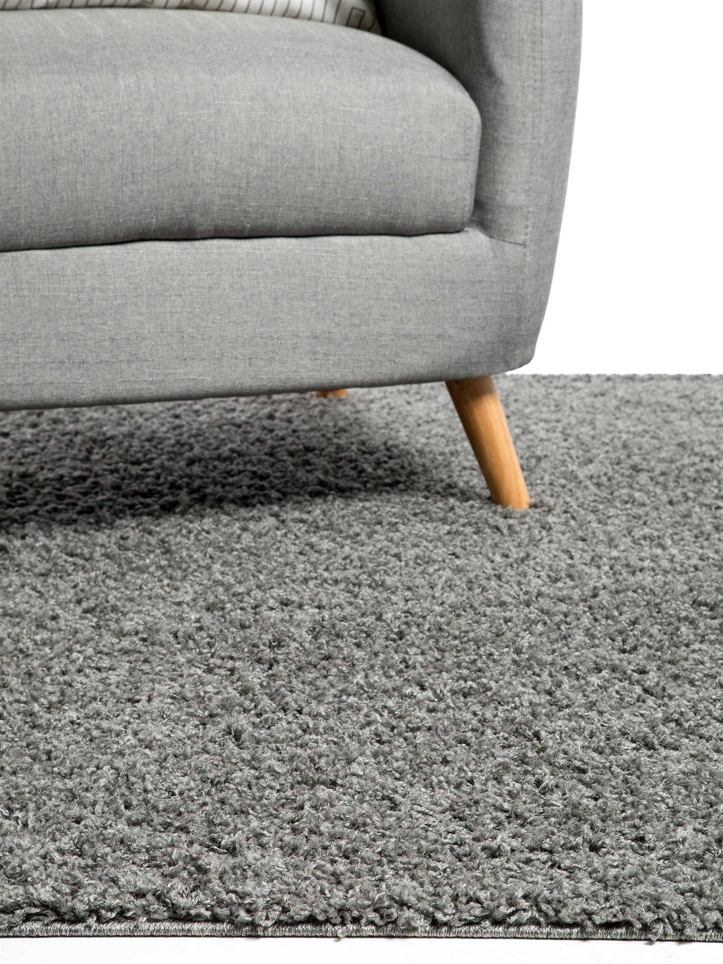 Covor Shaggy Swirls Dark Grey 
