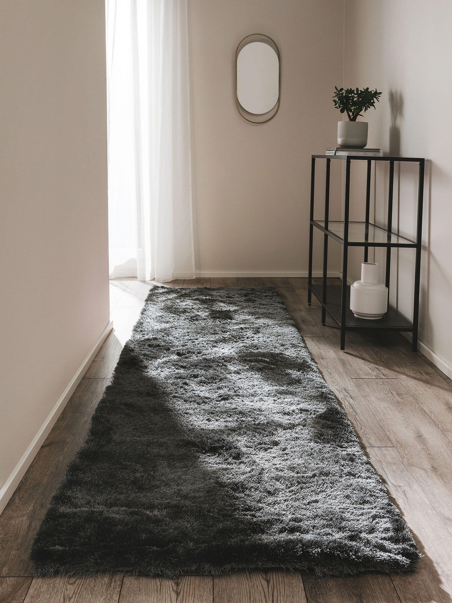Covor Shaggy Whisper Charcoal 