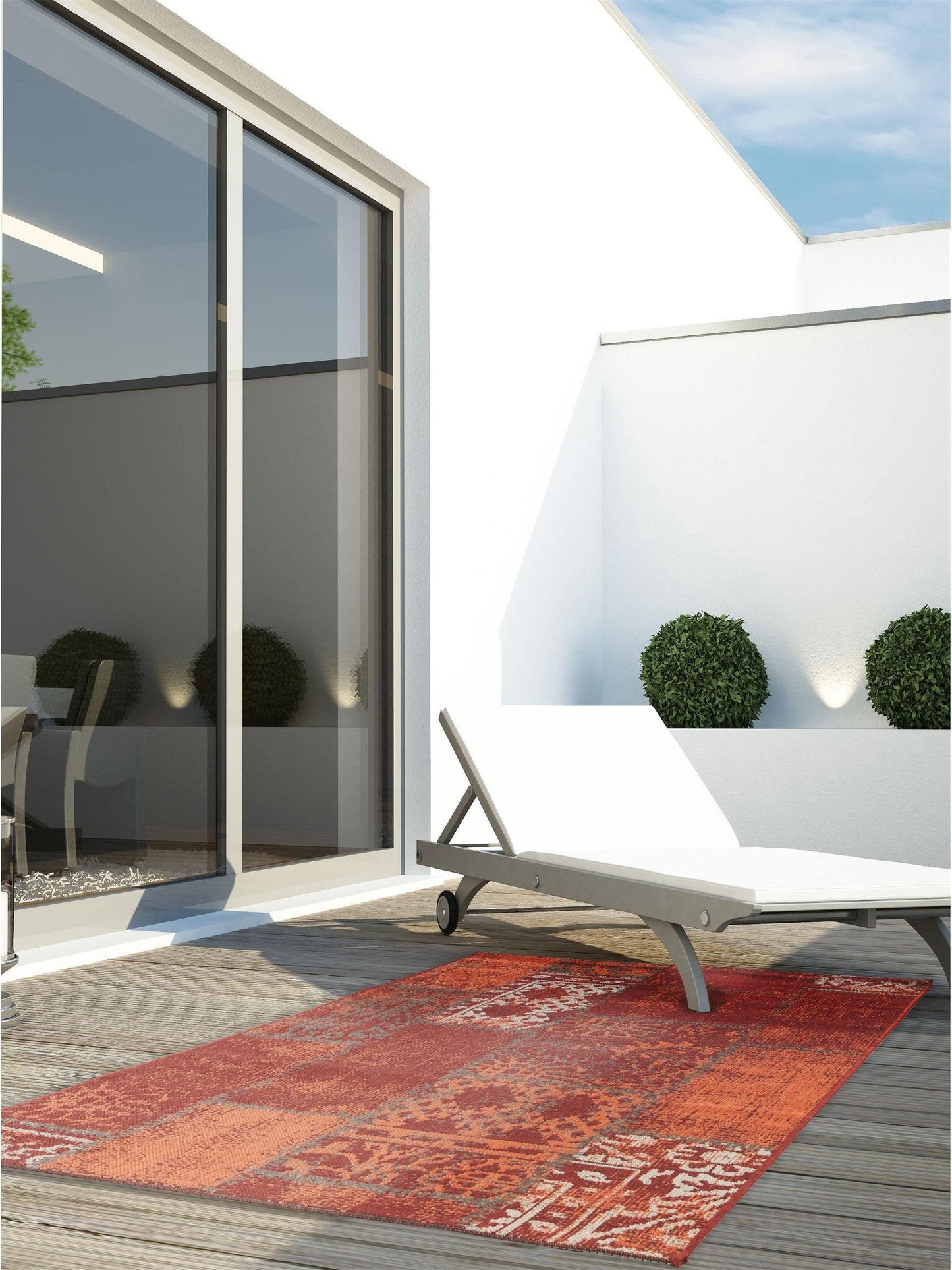 Covor interior/exterior Capri Red 