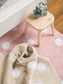 Covor lavabil pentru copii Bambini Beige 