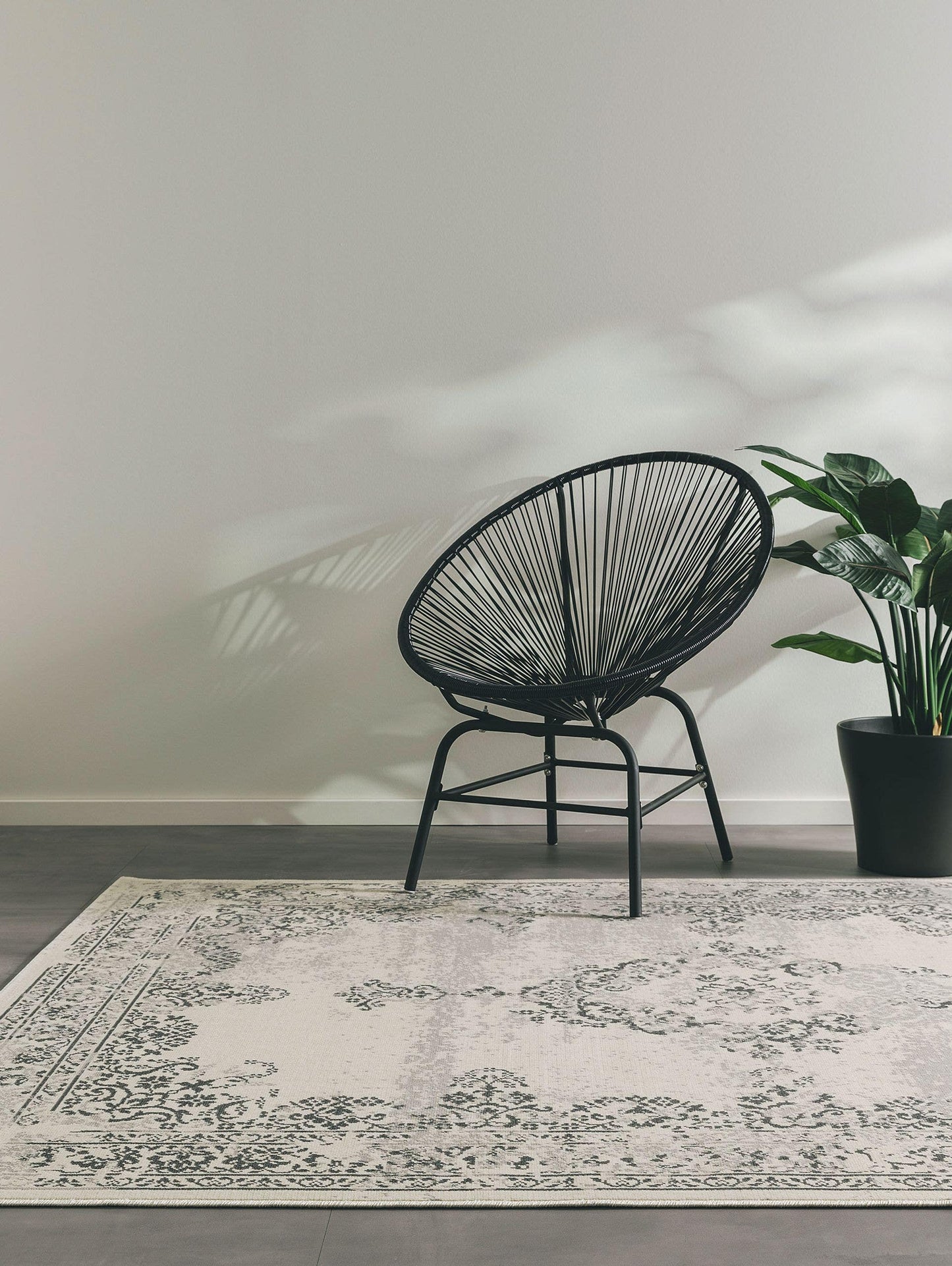 Covor interior/exterior Antique Black/Grey 