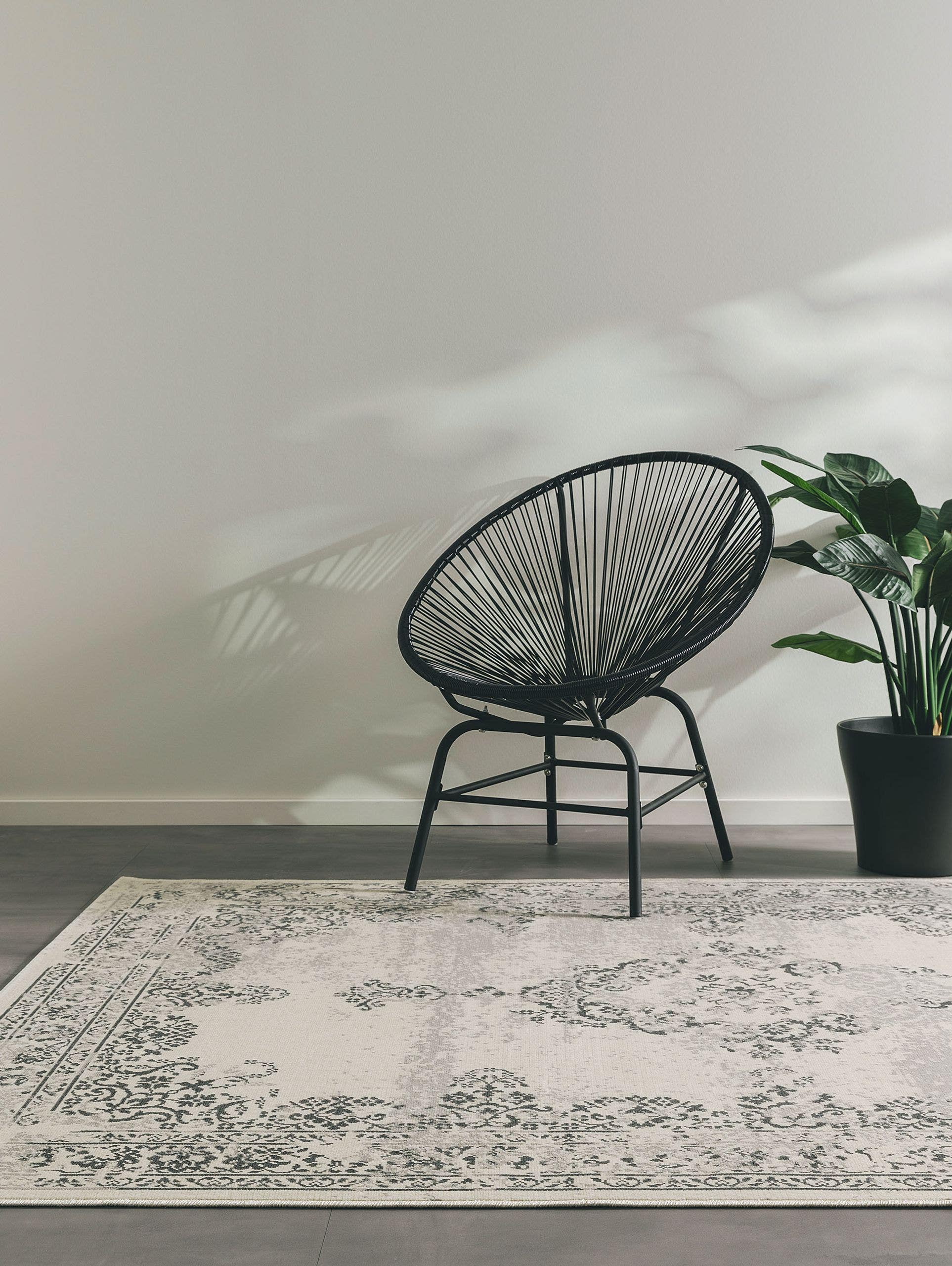Covor interior/exterior Antique Black/Grey 