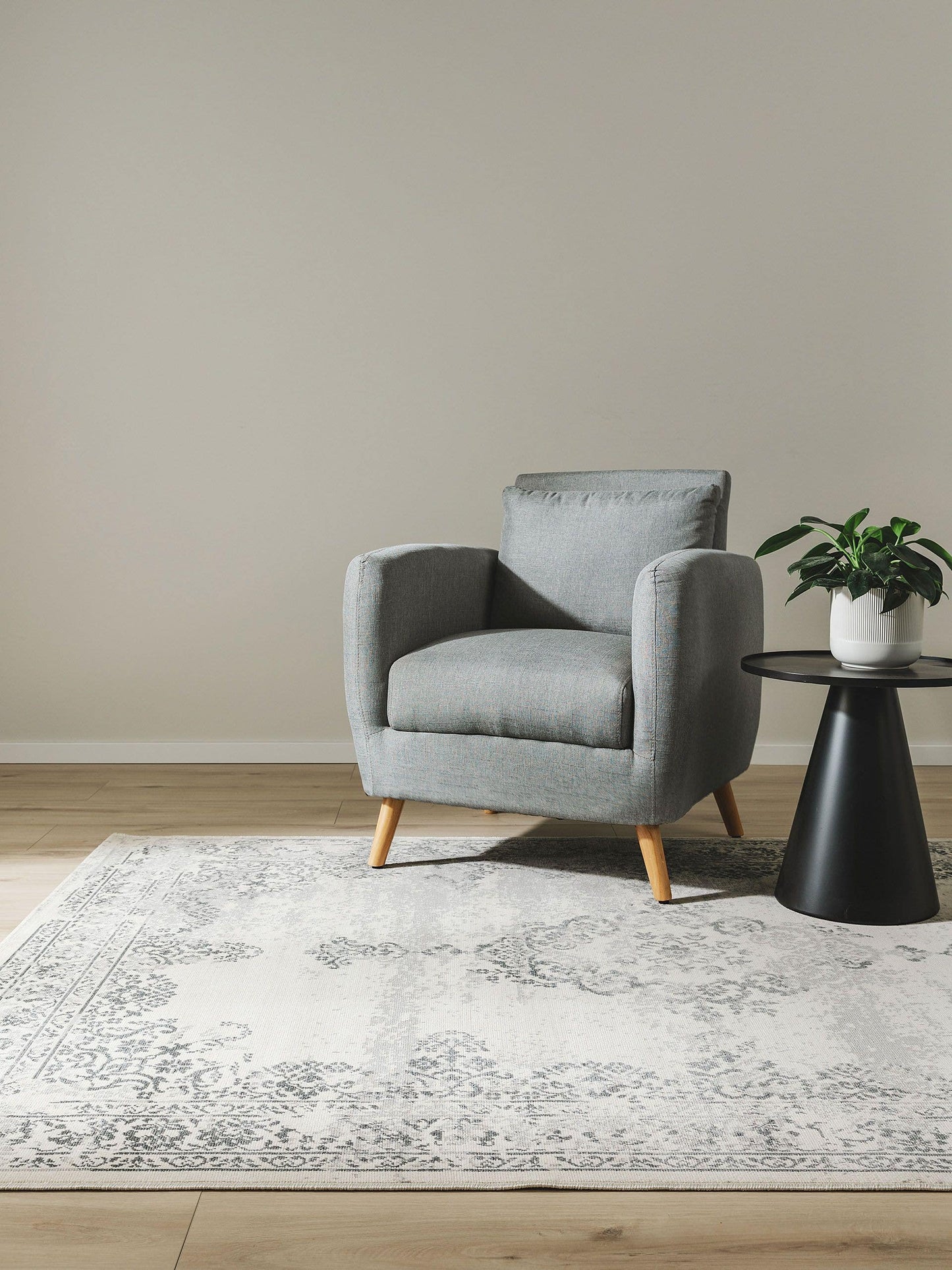 Covor interior/exterior Antique Black/Grey 