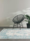 Covor interior/exterior Antique Beige/Turquoise 