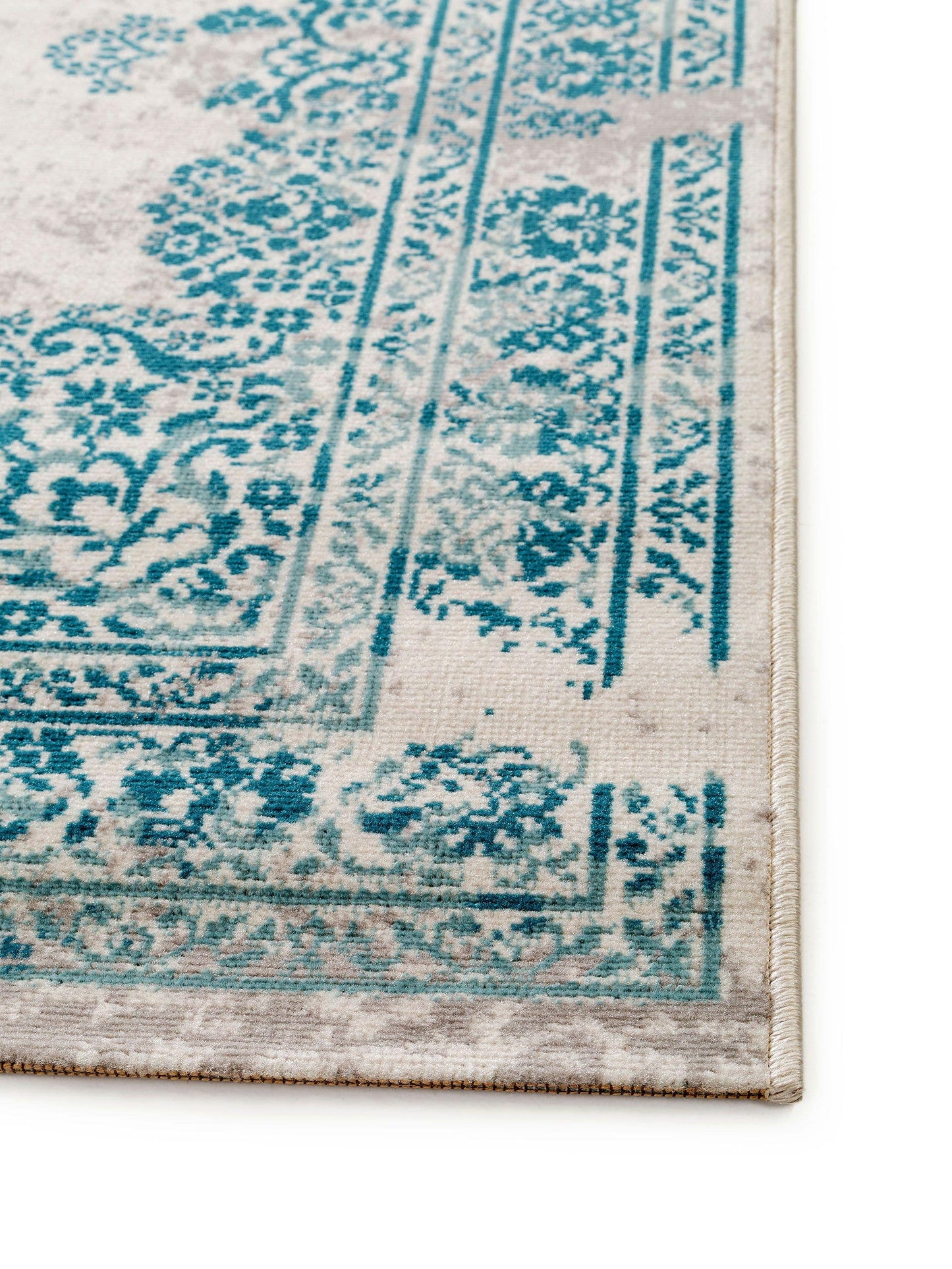 Covor interior/exterior Antique Beige/Turquoise 