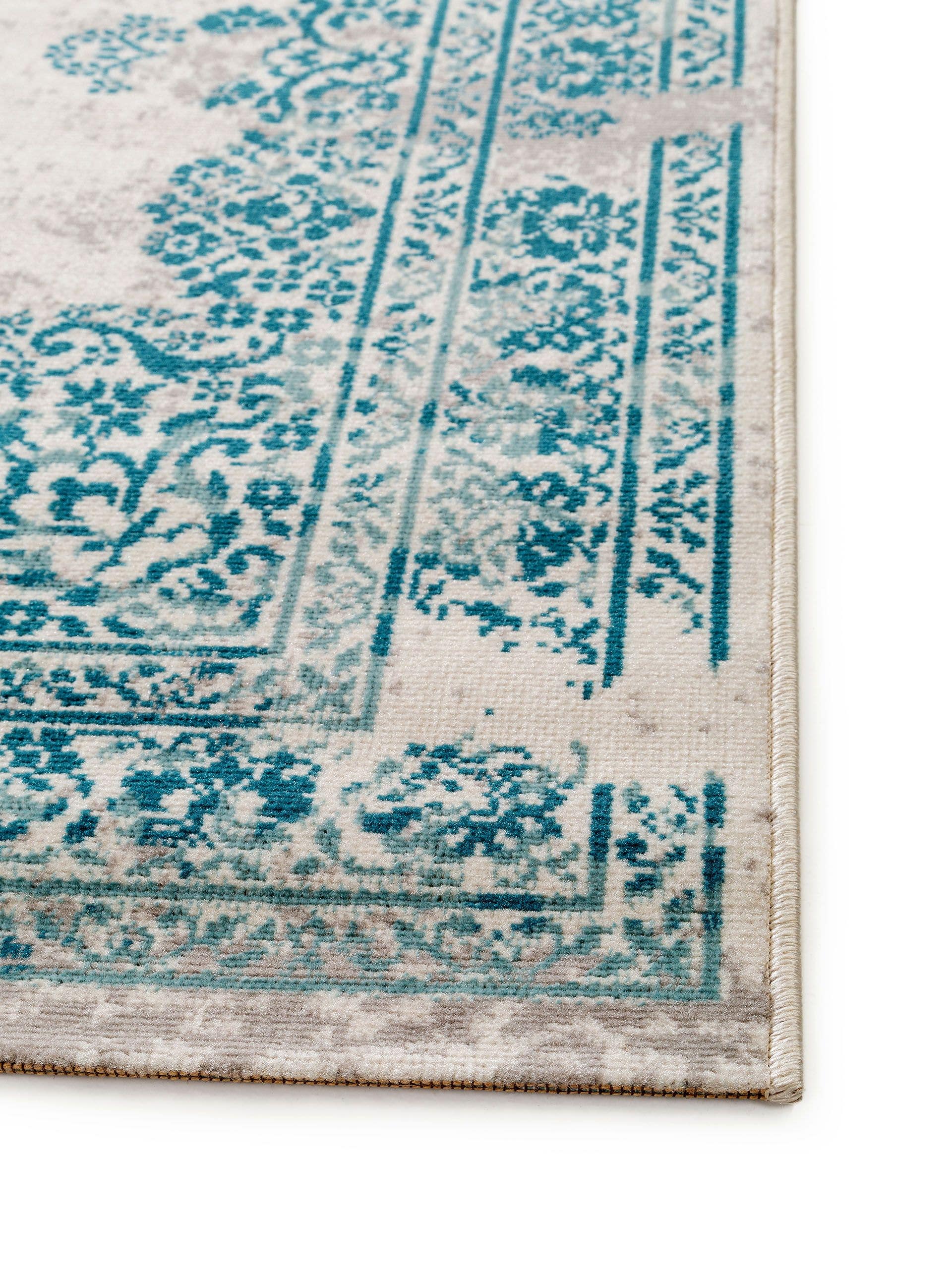 Covor interior/exterior Antique Beige/Turquoise 