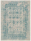Covor interior/exterior Antique Beige/Turquoise 