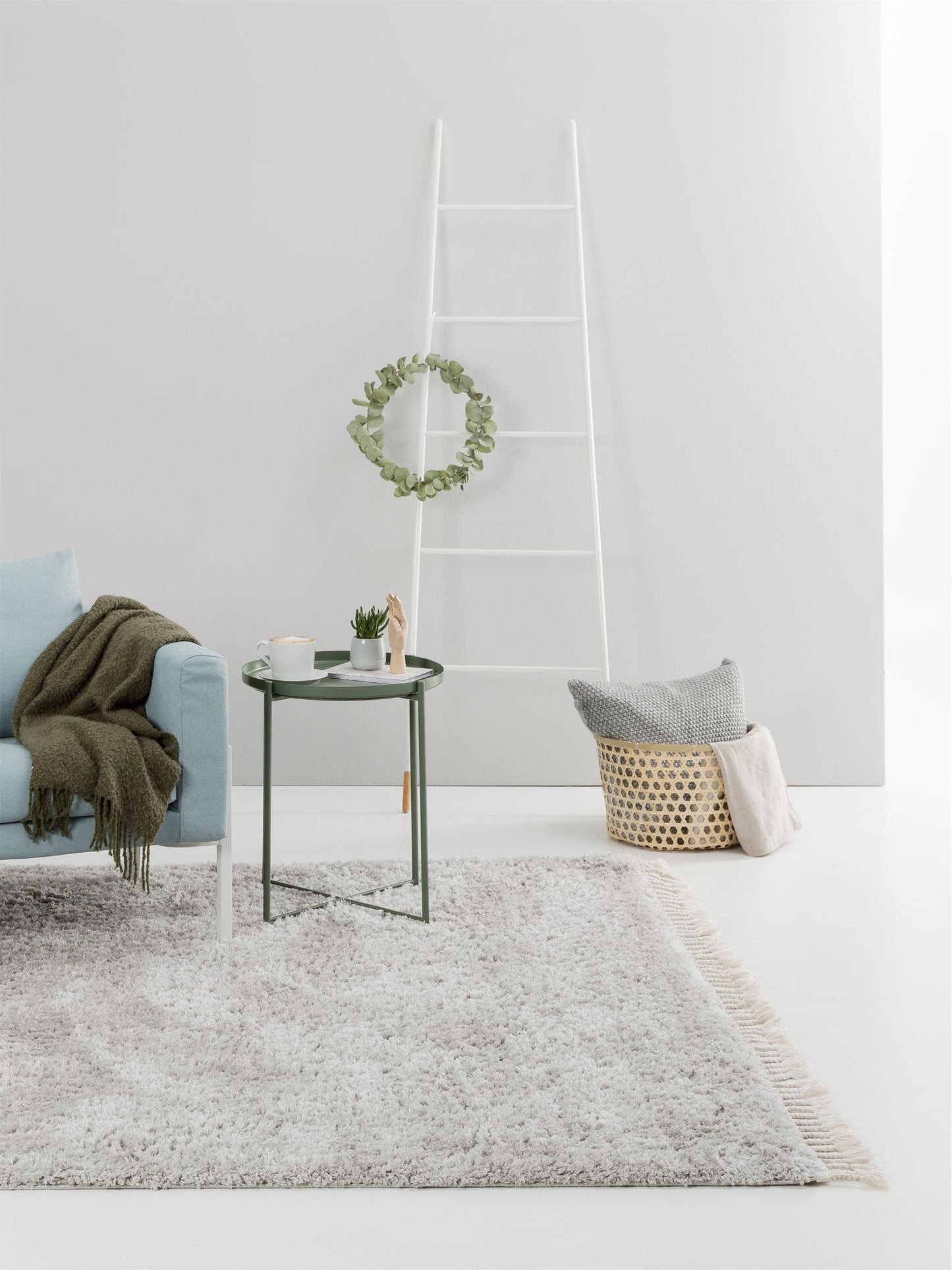 Covor Shaggy Ava Light Grey 